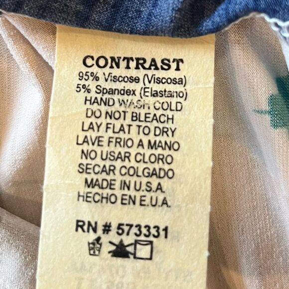 Gilli Chevron Pattern Maxi Dress - Multicolor Size Large - Picture 7 of 8